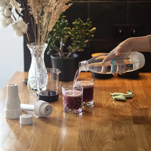 Saturador para água e bebidas + 10 cartuchos - 10