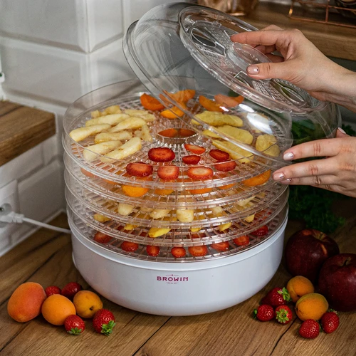 Secador de cogumelos, frutas, vegetais e ervas 125 W - 12