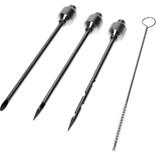 Seringa para carnes 30 ml + 3 agulhas + escovilhão - 5