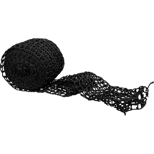 Siatka wędliniarska czarna o wymiarach 18 cm x 5 m, z wytrzymałością termiczną do 220°C