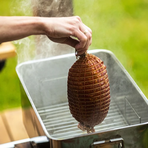 Siatka wędliniarska o wymiarach 18 cm x 3 m, z wytrzymałością termiczną do 220°C - 8