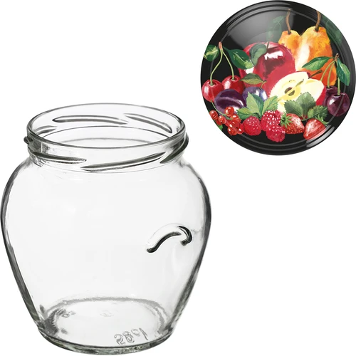 Słoik TO Amfora 580 ml z zakrętką kolorową fi82/6-6szt. - 8