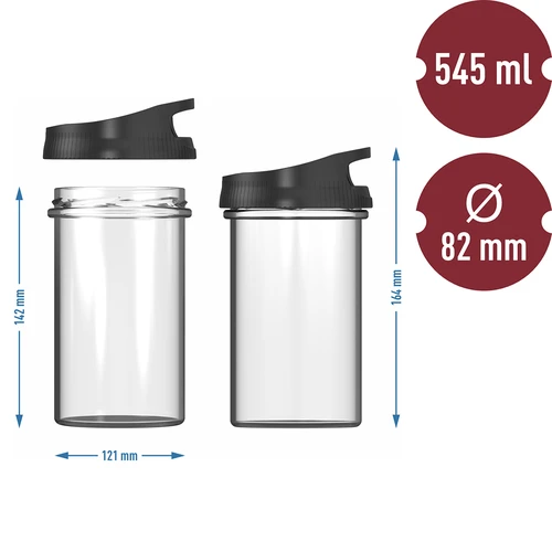Szynkowar szklany - zestaw DUO, na 2 x 450 g - 11