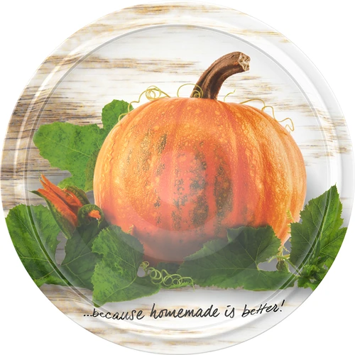 Tampa de rosca fi 66/4 com estampagem de legumes - avulso - 8