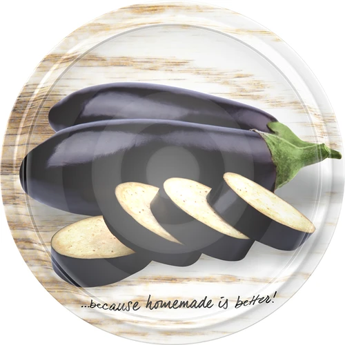 Tampa de rosca fi 66/4 com estampagem de legumes - avulso - 7