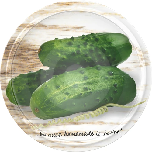 Tampa de rosca fi 66/4 com estampagem de legumes - avulso - 13