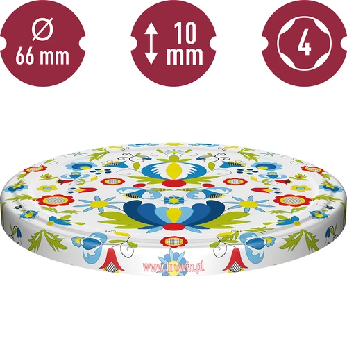 Tampa de rosca Ø 66 mm Kaszubska - 10 un. - 3
