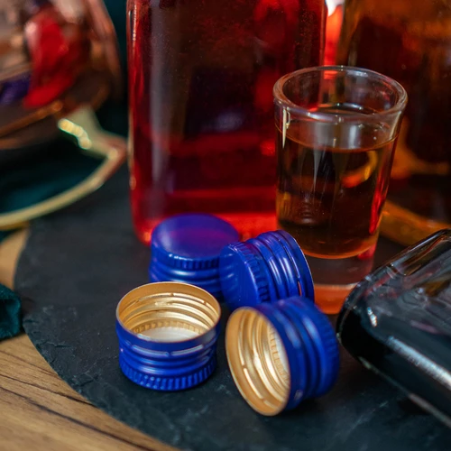 Tampa de rosca para garrafas fi28/18 - sortido - 100 unid. - 4