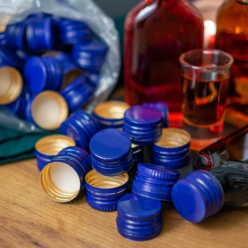 Tampa de rosca para garrafas fi28/18 - sortido - 100 unid. - 2