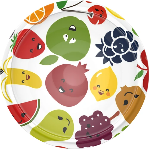 Tampa fi 66/4 com estampado de frutas - 10 unid.