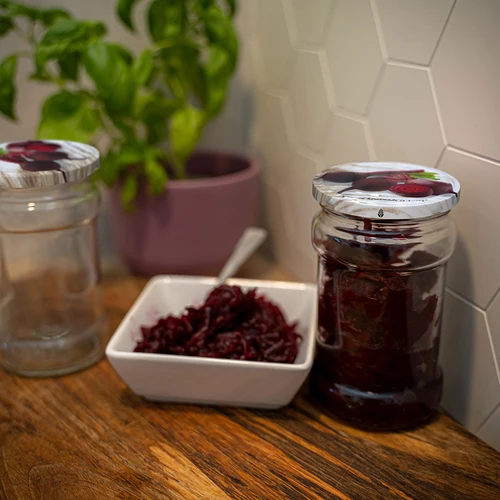 Tampa fi 66/4 com motivo de legumes - 10 unid. - 18