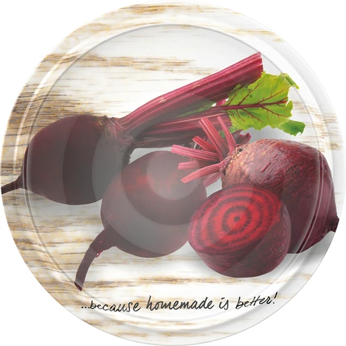 Tampa fi 66/4 com motivo de legumes - 10 unid. - 11