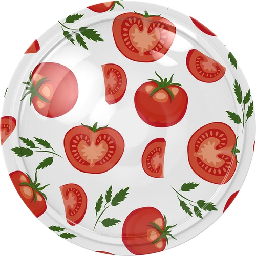 Tampa fi 66/4 com motivo de tomates - à unidade  - 1 