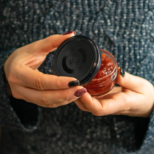 Tampa Ø 66/4 preta - 10 unid. - 11