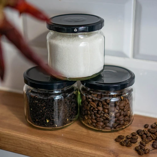 Tampa Ø 82/6 preta - 10 un. - 8