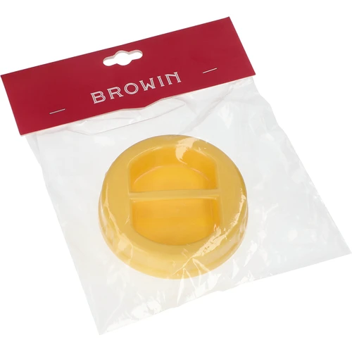 Tampa TO Ø 100 mm amarela, em plástico, com pega, para frascos de vidro - 5