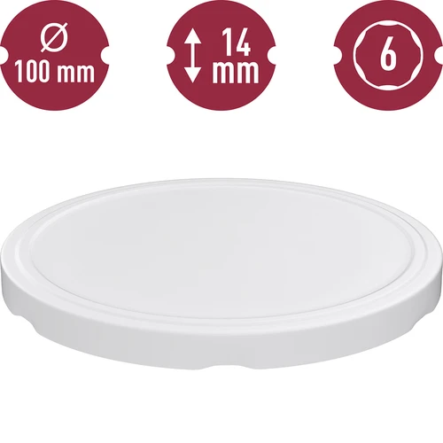 Tampa twist-off fi 100 branca - 10 unidades - 3