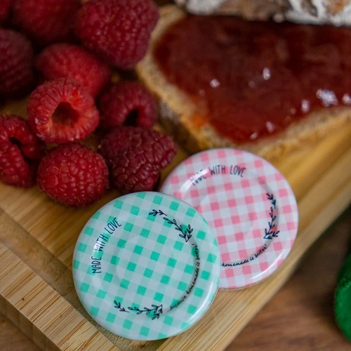 Tampa twist-off fi 43 xadrez - 10 unidades - 12