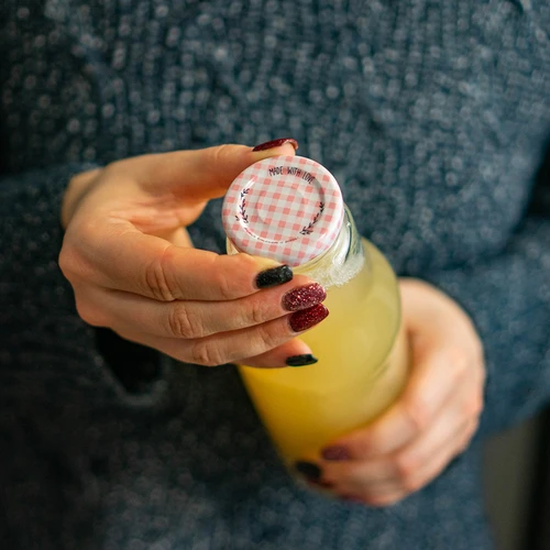 Tampa twist-off fi 43 xadrez - 10 unidades - 15