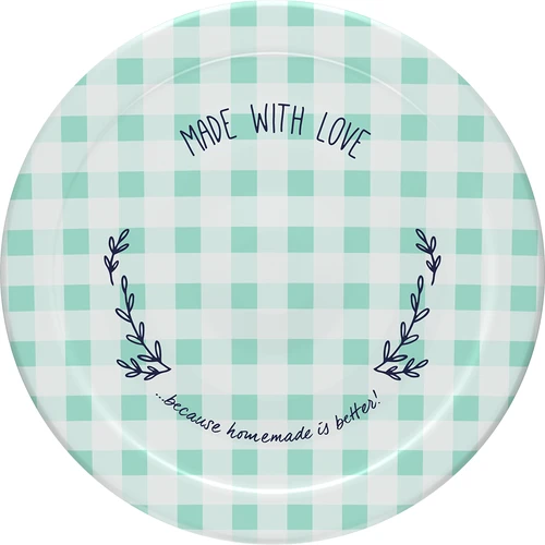 Tampa twist-off fi 43 xadrez - 10 unidades - 2