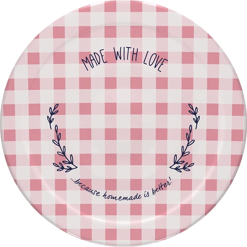 Tampa twist-off fi 43 xadrez - 10 unidades - 4