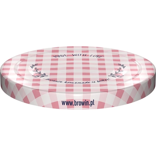 Tampa twist-off fi 43 xadrez - 10 unidades - 5