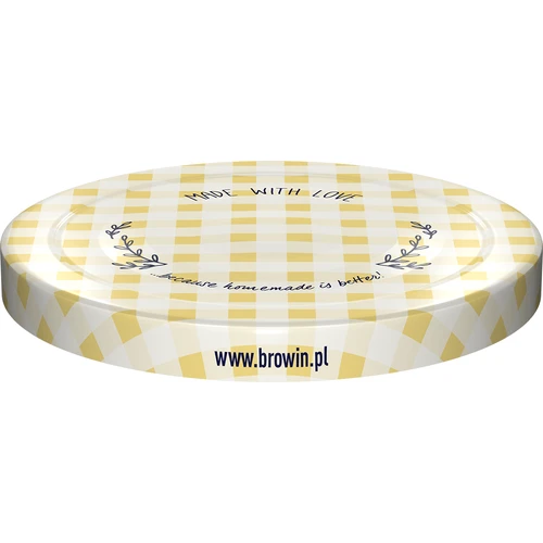 Tampa twist-off fi 43 xadrez - 10 unidades - 7