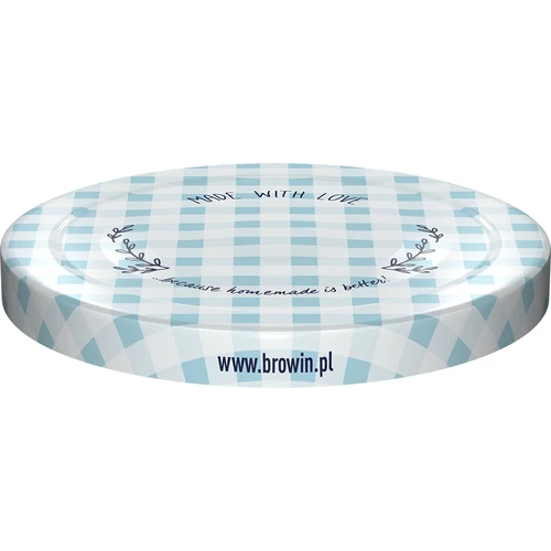 Tampa twist-off fi 43 xadrez - 10 unidades - 9