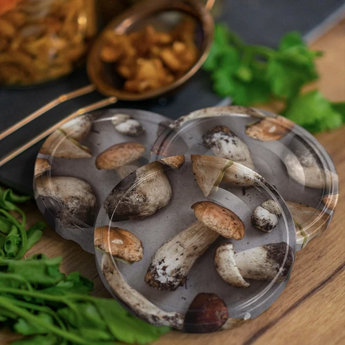 Tampa twist-off fi 82/6 Cogumelos 2 - 10 unid. - 4