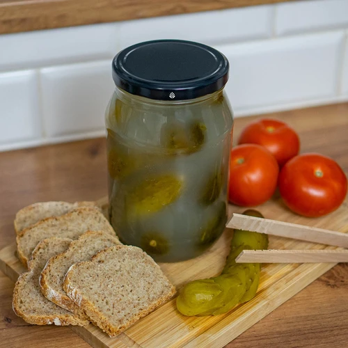 Tampa twist-off Ø 100 preta - 10 unidades - 8