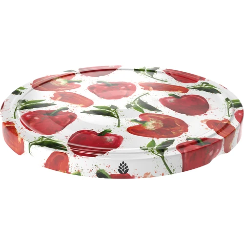 Tampas fi 66/4 com pimentos ilustrados - 10 unidades - 2