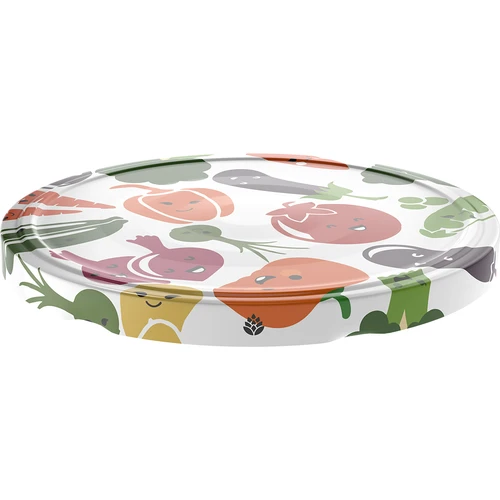 Tampas fi 82/6 com motivos de legumes - 10 unidades - 2