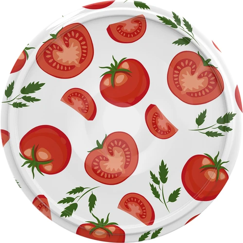 Tampas fi 82/6 tomates - 10 peças  - 1 