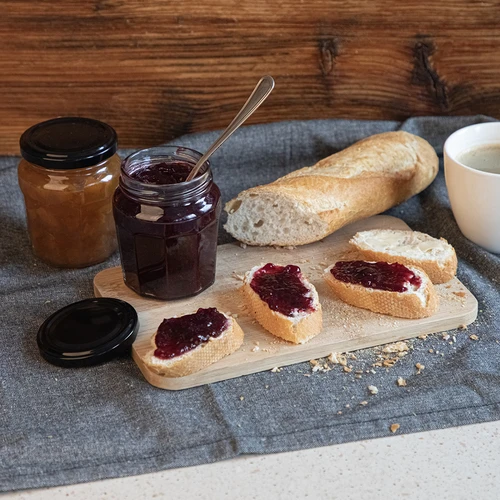 Tampas TO para frascos fi 63/4, pretas, 10 unid. - 5