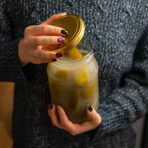 Tampas twist-off Ø 100 mm douradas — 10 unid. - 6