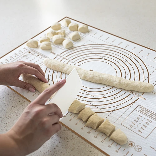 Tapete de silicone – superfície com impressão: moldes e calculadora culinária - 8