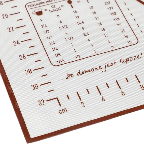 Tapete de silicone – tapete de massa com impressão: moldes e calculadora culinária - 4