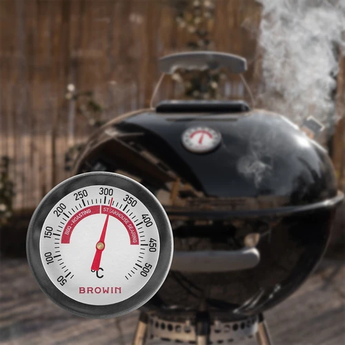 Termometr do grilla i BBQ, od 50 do +500°C, bimetaliczny, 5,3cm - 6