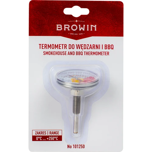 Termometr do wędzarni i BBQ (0°C do +250°C) 6,0cm - 6