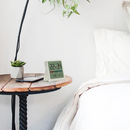Termometr elektroniczny pokojowy, biały - 13