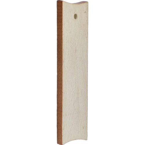 Termometr pokojowy drewniany (-20 do +50°C), ciemny brąz, 15cm - 3