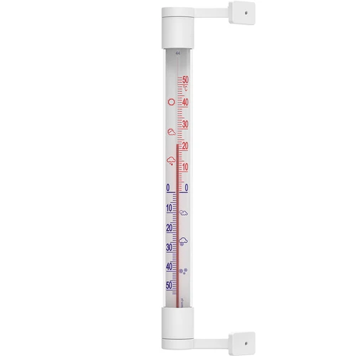 Termometr zewnętrzny biały (-50°C do +50°C) 22cm