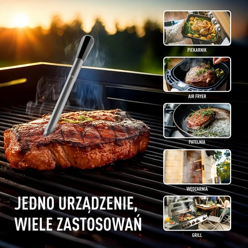 Termómetro culinário com sonda sem fios Bluetooth - 9