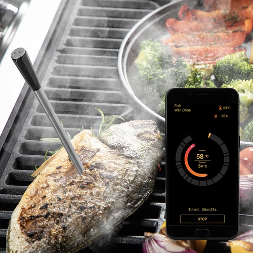 Termómetro culinário com sonda sem fios Bluetooth - 13