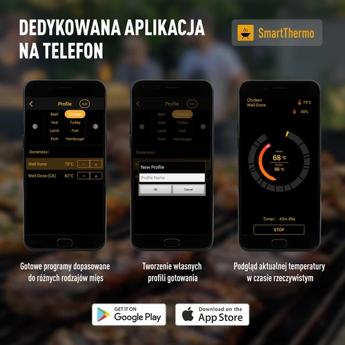 Termómetro culinário com sonda sem fios Bluetooth - 12