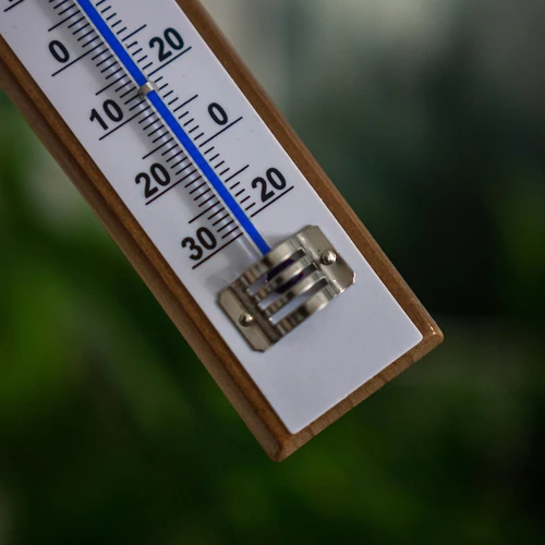 Termômetro de ambiente com escala branca (-30°C a +50°C) 20cm - 4
