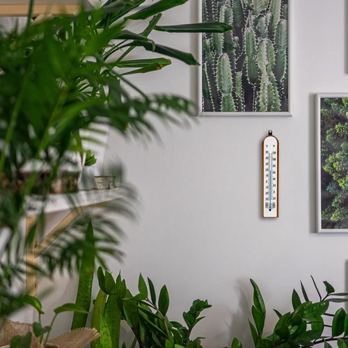 Termómetro de ambiente com escala branca (de -30°C a +50°C) 20 cm - 6