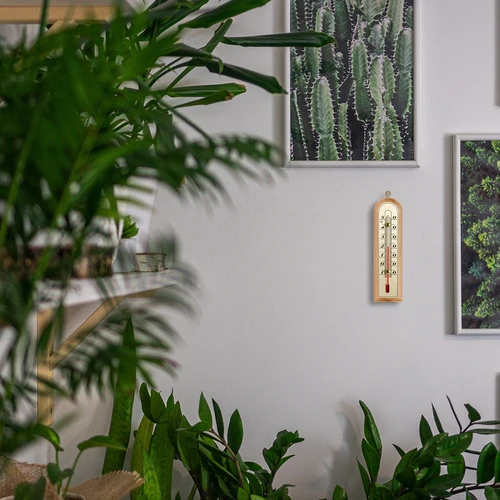 Termómetro de ambiente com escala dourada (-10°C a +50°C) 16 cm - 5