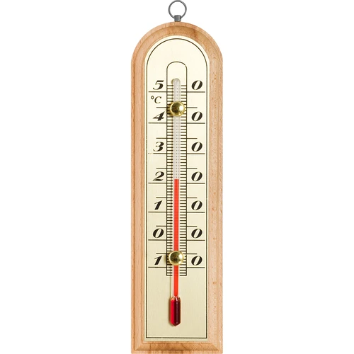 Termômetro de ambiente com escala dourada (-10°C a +50°C) 16cm  - 1 