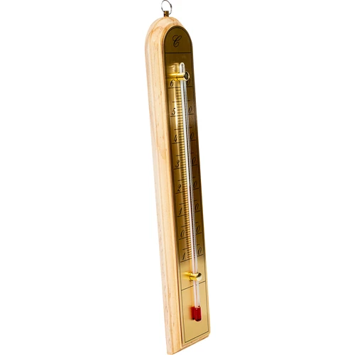 Termômetro de ambiente com escala dourada (-10°C a +60°C) 28cm mix - 3